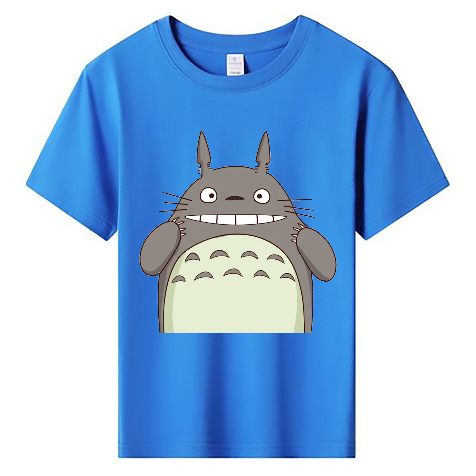 （画像用） となりのトトロ 草壁メイ 草壁サツキ My Neighbor Totoro Satsuki Kusakabe Mei Kusakabe 綿100％キッズTシャツ（フロントプリント）